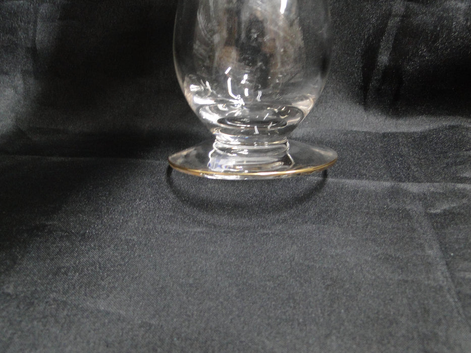 Glastonbury Lotus Minuet, #3720, Gold Encrusted: Footed Tumbler, 5 1/4", As Is