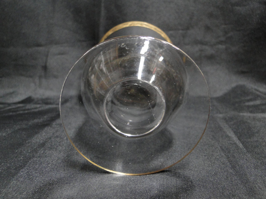Glastonbury Lotus Minuet, #3720, Gold Encrusted: Footed Tumbler, 5 1/4", As Is