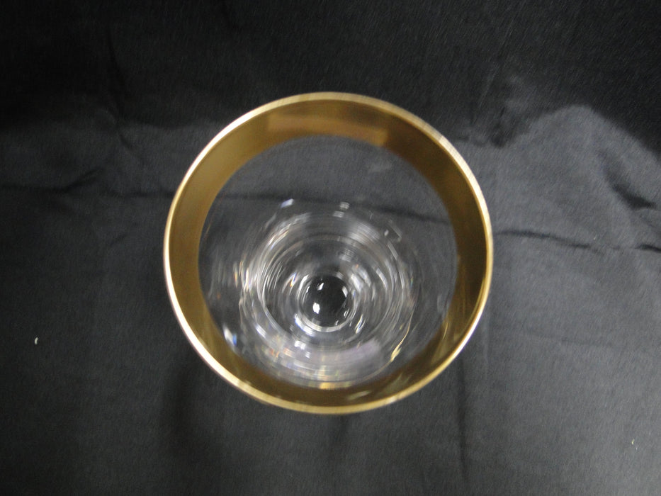 Glastonbury Lotus Minuet, #3720, Gold Encrusted: Footed Tumbler, 5 1/4", As Is