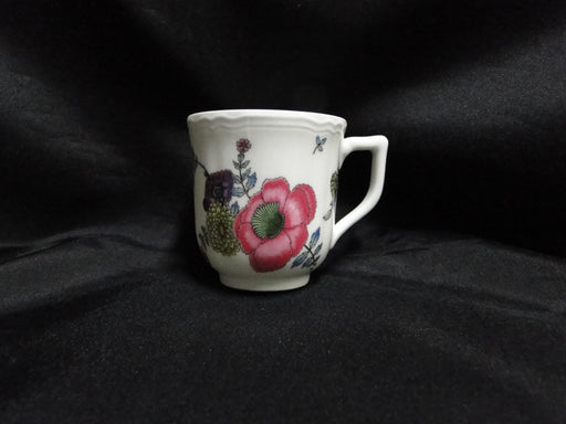 Raynaud Ceralene Anemones, Multicolored Flowers: Demitasse Cup & Saucer Set
