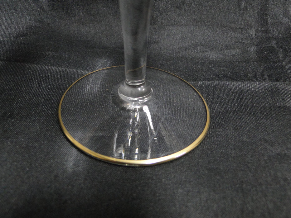 Glastonbury Lotus Minuet, #3720, Gold Encrusted: Liquor Cocktail, 5 1/8", As Is