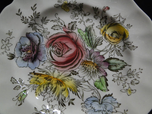 Johnson Brothers Sheraton, Floral Center: Bread Plate, 6 1/4", As Is