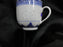 Tienshan Rice, Embossed Rice, Blue & White: Demitasse Cup & Saucer Set, 2 1/4"