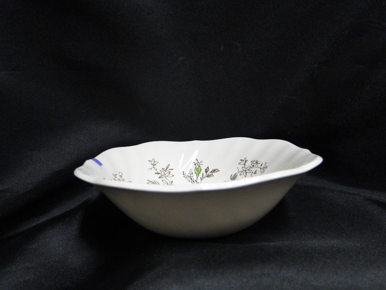 Johnson Brothers Sheraton, Floral Center: Square Cereal Bowl, 6 1/4", As Is