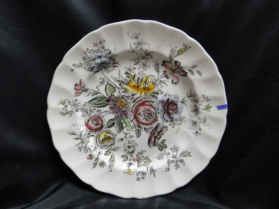 Johnson Brothers Sheraton, Floral Center: Dinner Plate (s), 10", As Is