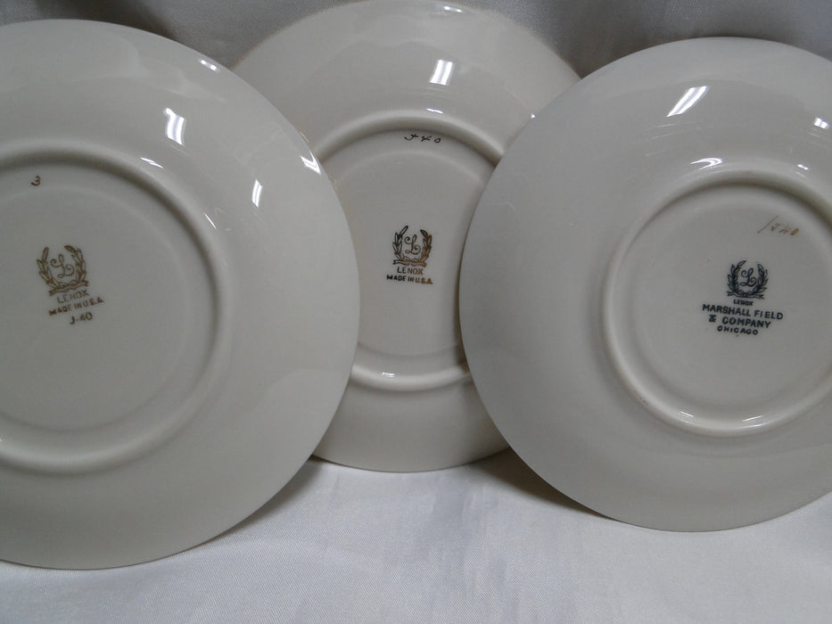 Lenox Countess J40, Gold Encrusted Trim: Cup & Saucer Set (s), 2 1/8" Tall