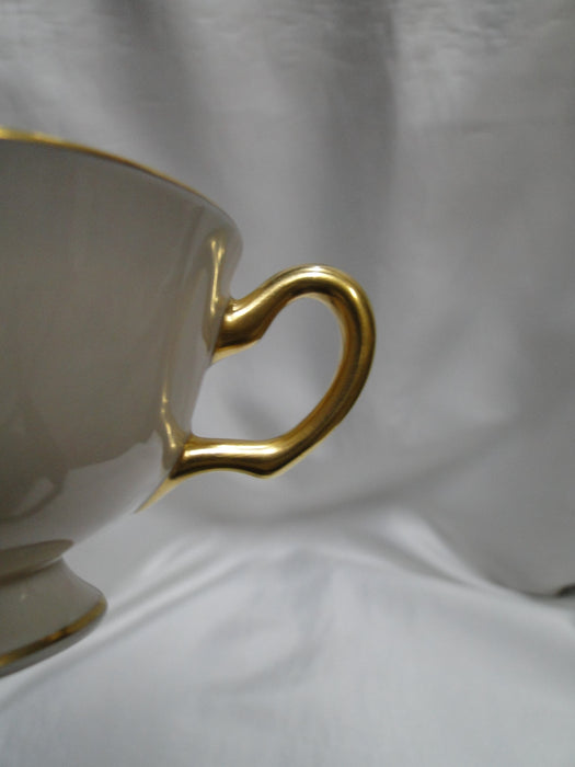 Lenox Countess J40, Gold Encrusted Trim: Cup & Saucer Set (s), 2 1/8" Tall