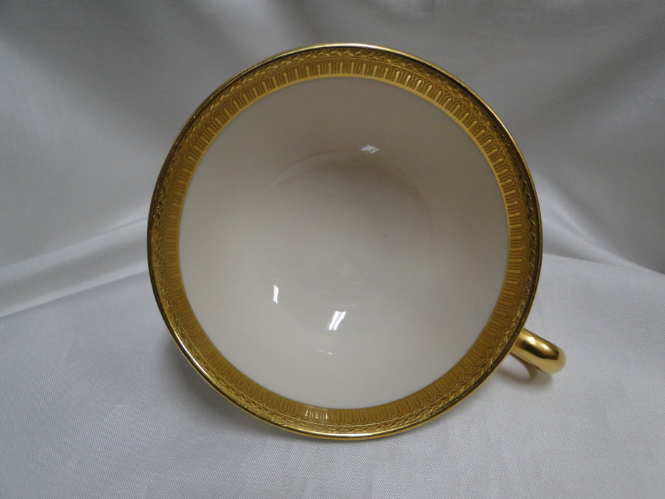 Lenox Countess J40, Gold Encrusted Trim: Cup & Saucer Set (s), 2 1/8" Tall