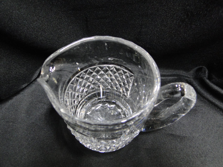 Waterford Crystal, Cross Hatch & Thumbprint Edge: Creamer,  3 7/8", #2