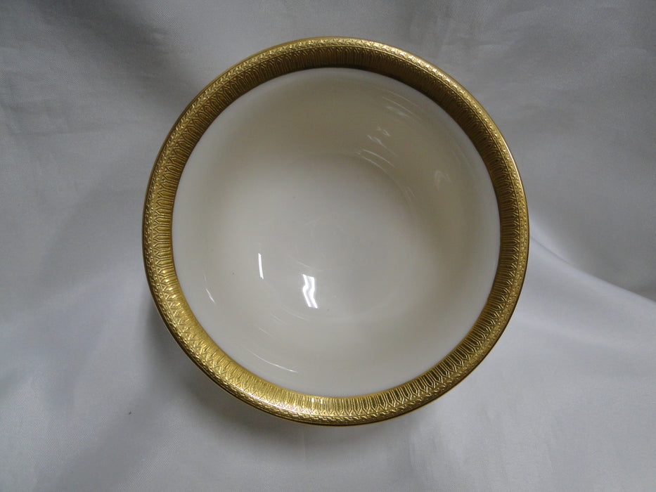Lenox Countess J40, Gold Encrusted Trim: Mayonnaise / Footed Bowl, 5 1/8"