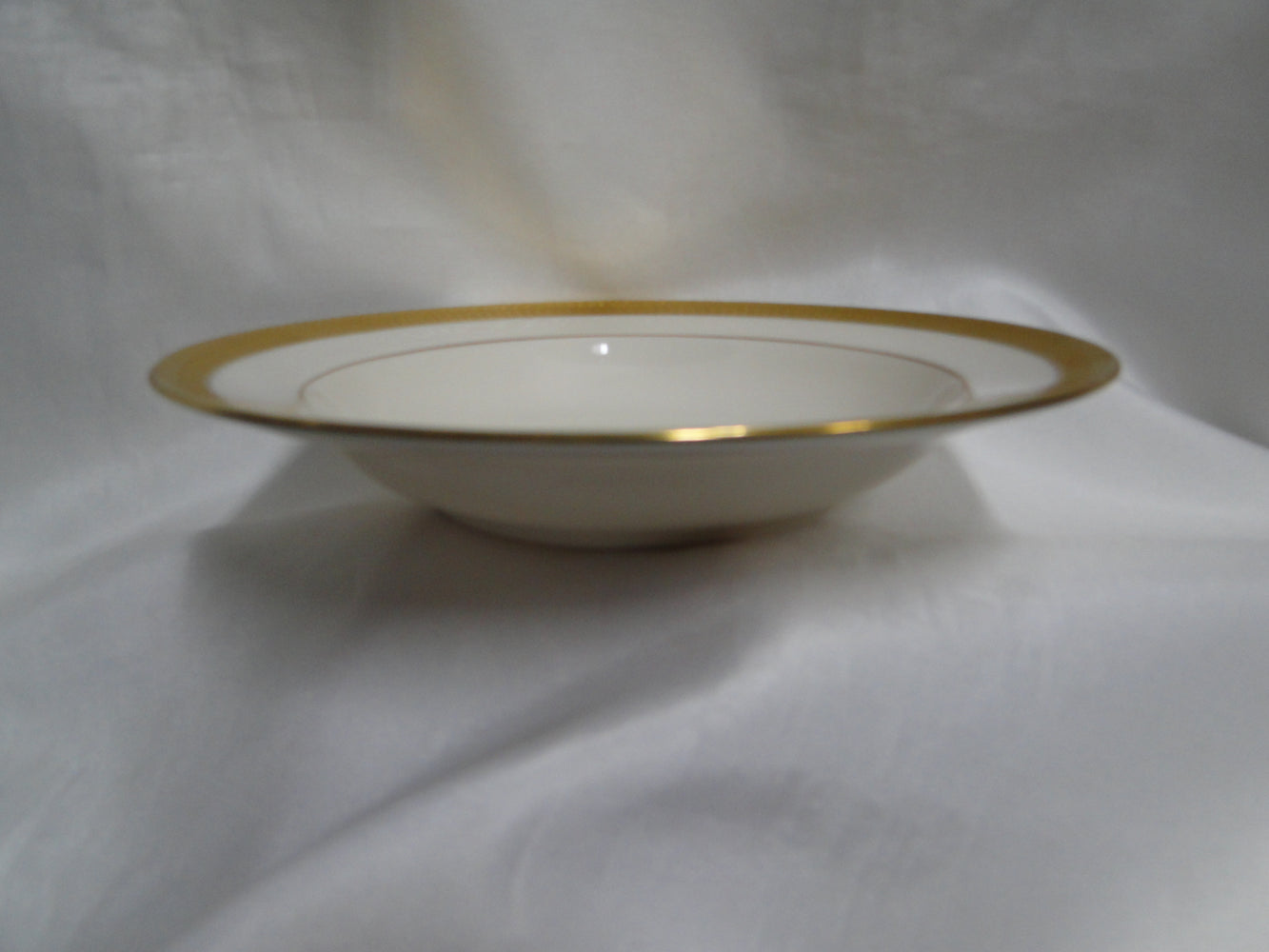 Lenox Countess J40, Gold Encrusted Trim: Rim Cereal Bowl (s), 7 1/4"