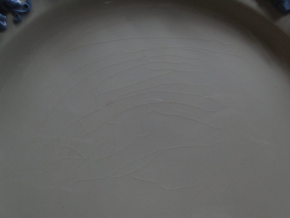 Wedgwood Queensware Lavender / Blue on Cream, Plain: Dinner Plate (s), Discolor