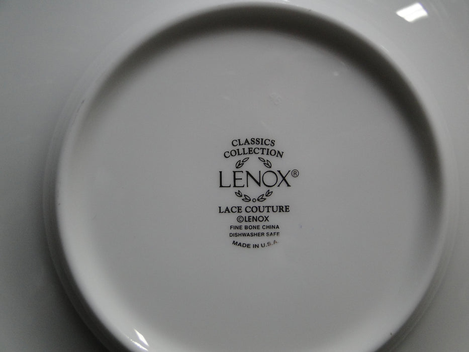 Lenox Lace Couture, Silver & Platinum: Cup & Saucer Set (s), 2 3/8" Tall