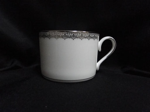 Lenox Lace Couture, Silver & Platinum: Cup & Saucer Set (s), 2 3/8" Tall