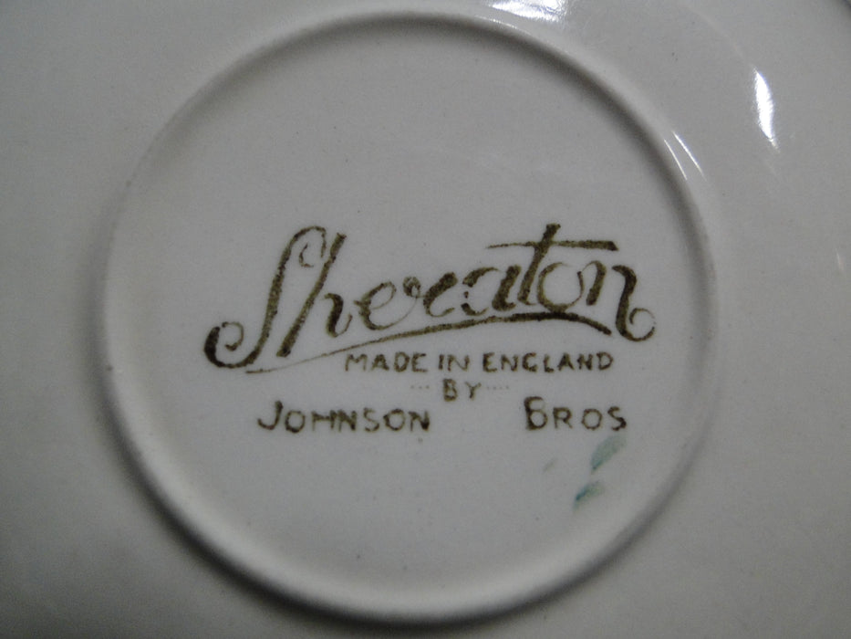 Johnson Brothers Sheraton, Floral Center: Cup & Saucer, No Design Inside Cup