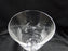 Failte Crystal Ireland Cut Flower Design: Water or Wine Goblet (s), 6 3/4" As Is