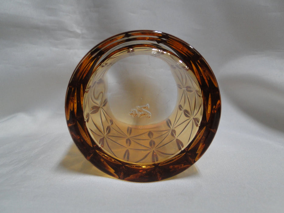 Nachtmann Highland: NEW Amber Tumbler / Double Old Fashioned, 4", Box