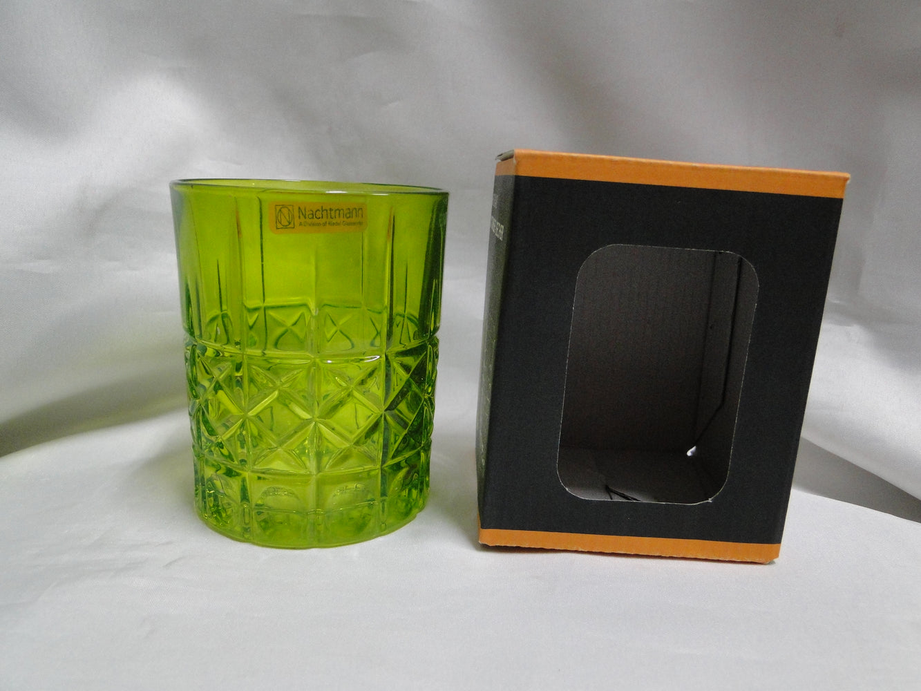 Nachtmann Highland: NEW Reseda (Green) Tumbler / Double Old Fashioned, 4", Box