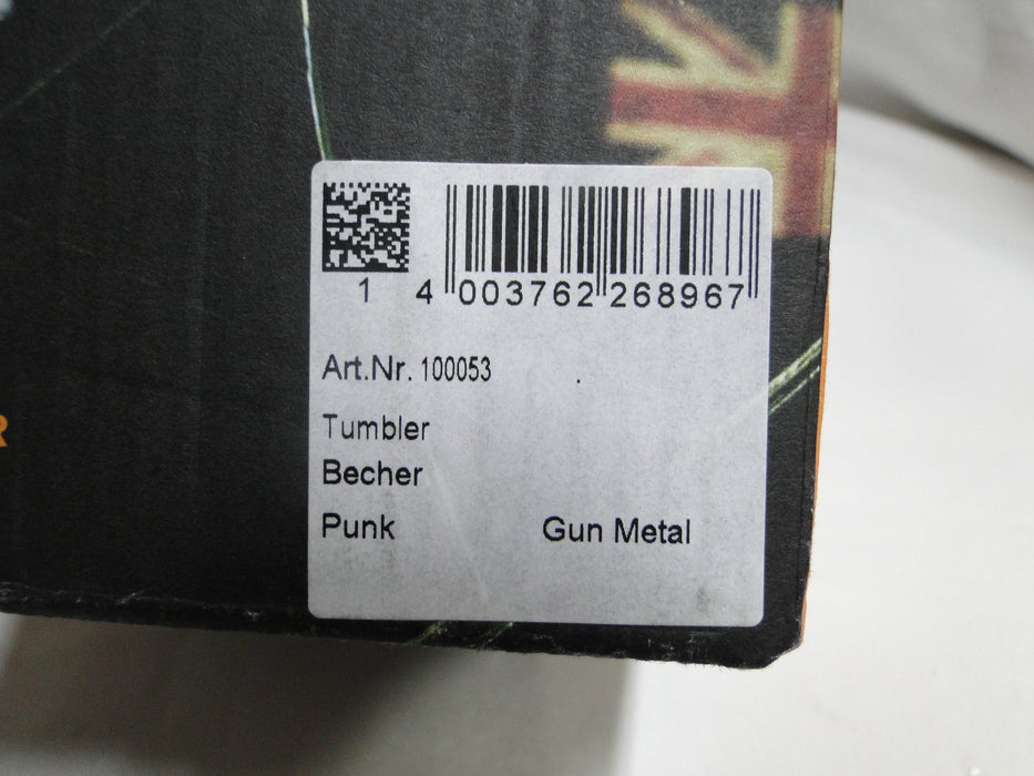 Nachtmann Punk: NEW Gun Metal Tumbler / Double Old Fashioned, 4", Box
