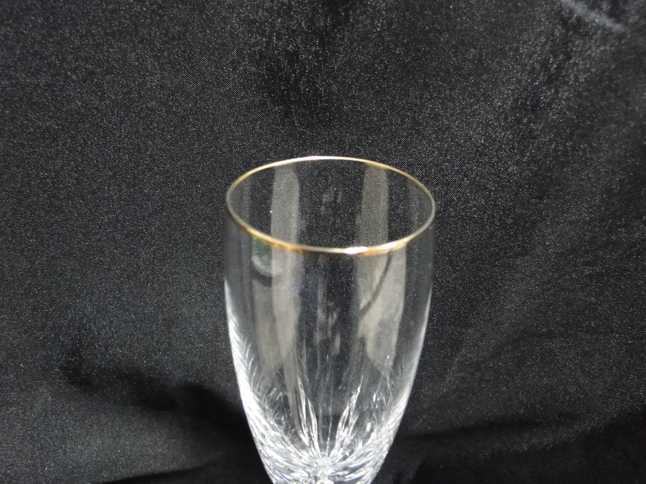 Lenox Firelight Gold Crystal, Gold Trim: Champagne Flute (s), 9 1/2" Tall