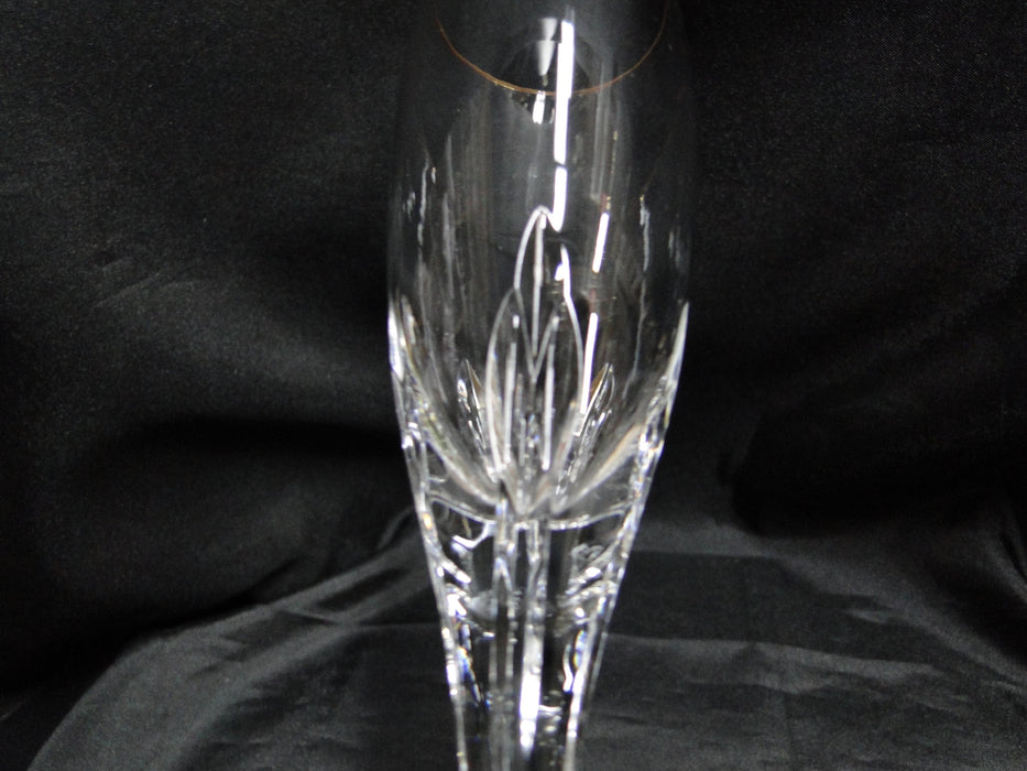 Lenox Firelight Gold Crystal, Gold Trim: Champagne Flute (s), 9 1/2" Tall