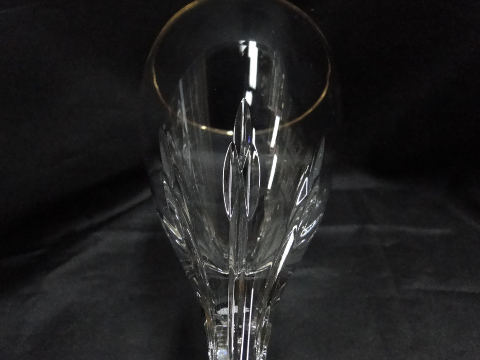 Lenox Firelight Gold Crystal, Gold Trim: Water or Wine Goblet (s), 8 5/8"