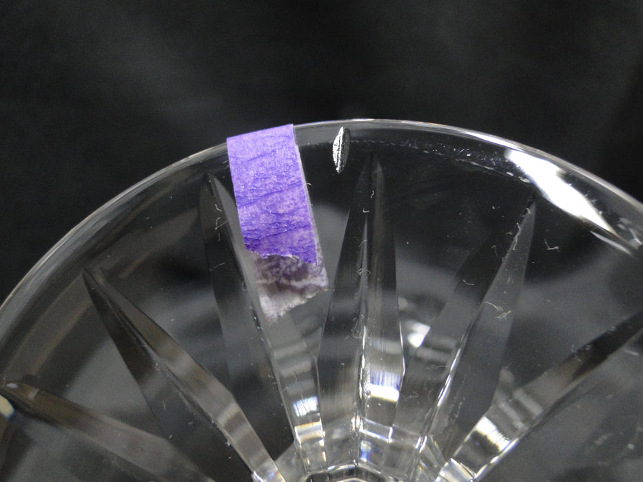 Waterford Crystal Kylemore, Vertical & X Cuts: Water Goblet (s), 6 7/8", Flaw