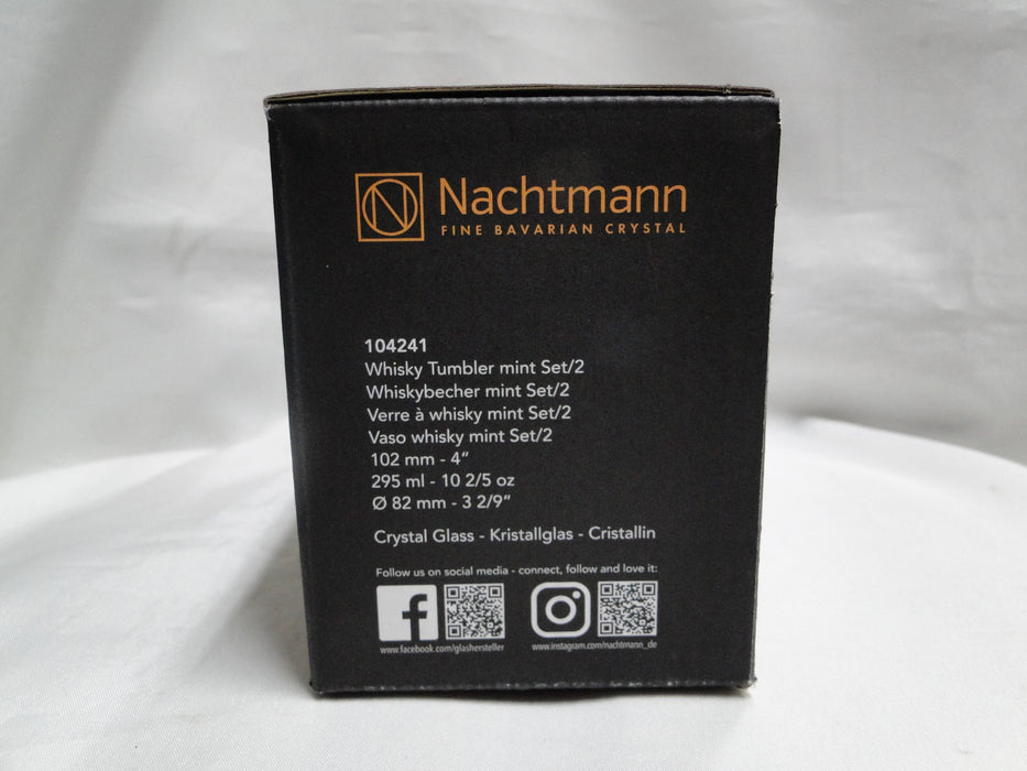 Nachtmann Noblesse: NEW Pair of Mint Tumblers / Double Old Fashioneds, 4", Box