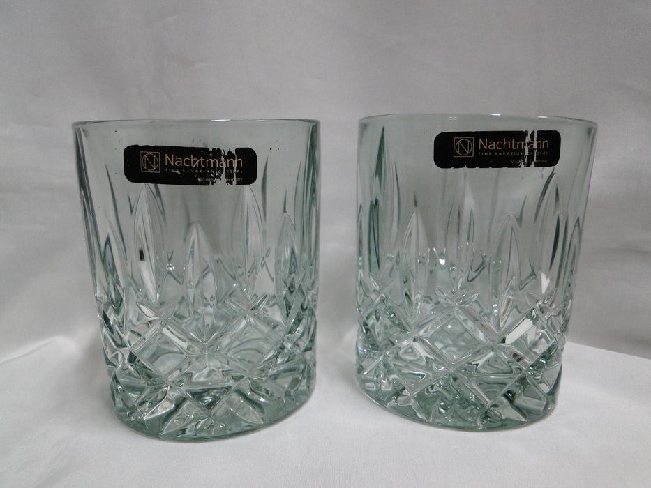 Nachtmann Noblesse: NEW Pair of Mint Tumblers / Double Old Fashioneds, 4", Box