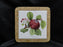Portmeirion Pomona: Square Cork Back Trivet, Hoary Morning Apple, 7 5/8"