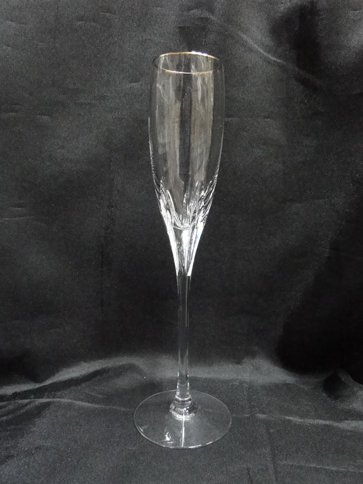 Lenox Firelight Gold Crystal, Gold Trim: Champagne Flute (s), 9 1/2" Tall