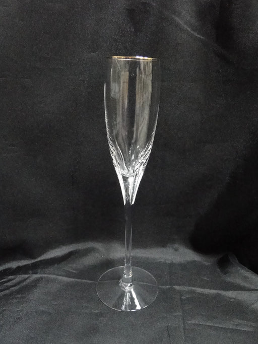 Lenox Firelight Gold Crystal, Gold Trim: Champagne Flute (s), 9 1/2" Tall