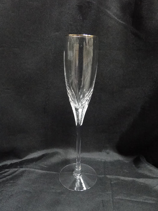 Lenox Firelight Gold Crystal, Gold Trim: Champagne Flute (s), 9 1/2" Tall