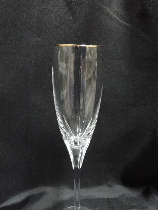 Lenox Firelight Gold Crystal, Gold Trim: Champagne Flute (s), 9 1/2" Tall