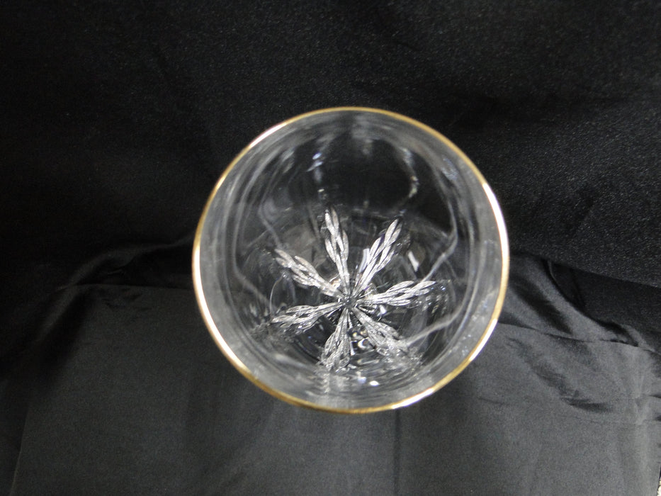 Lenox Firelight Gold Crystal, Gold Trim: Water or Wine Goblet (s), 8 5/8"
