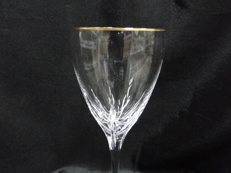 Lenox Firelight Gold Crystal, Gold Trim: Water or Wine Goblet (s), 8 5/8"