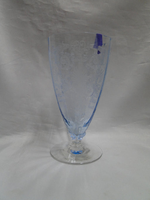 Fostoria Versailles Blue, Etched: Iced Tea, 5 7/8" Tall, As Is