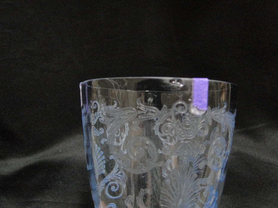 Fostoria Versailles Blue, Etched: Iced Tea, 5 7/8" Tall, As Is