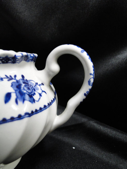 Johnson Brothers Indies, Blue Floral, Swirled: Sugar Bowl Only, No Lid, Crazing