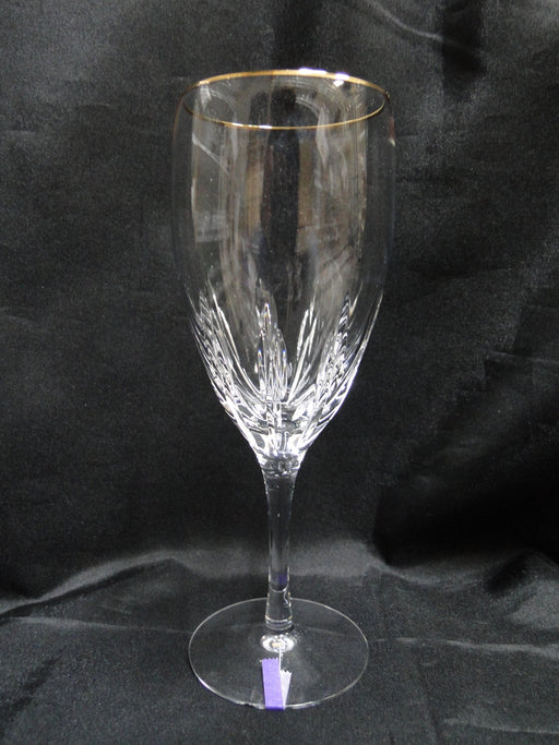 Lenox Firelight Gold Crystal, Gold Trim: Iced Tea, 8 1/4", As Is