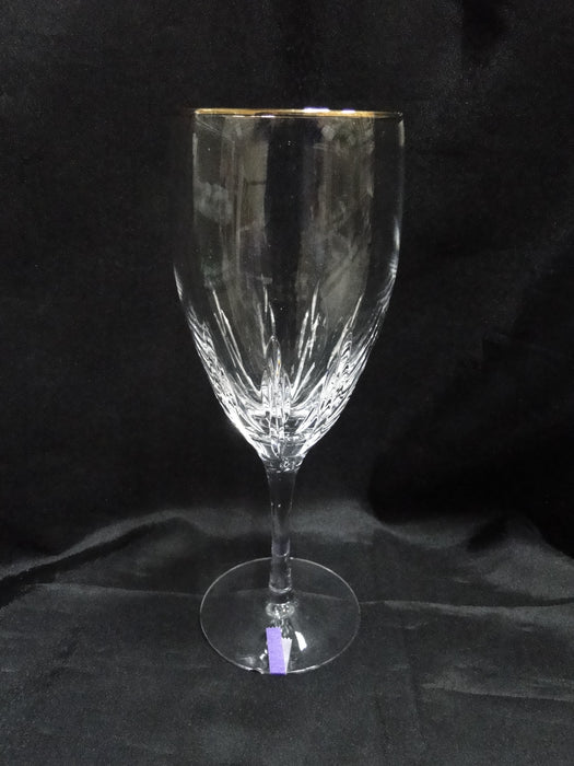 Lenox Firelight Gold Crystal, Gold Trim: Iced Tea, 8 1/4", As Is