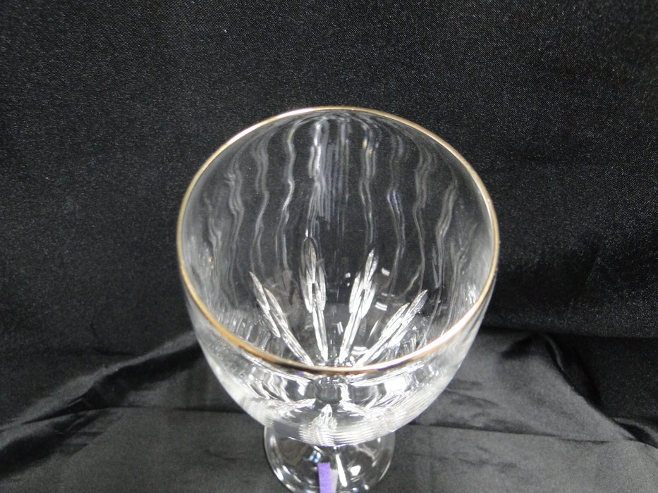 Lenox Firelight Gold Crystal, Gold Trim: Iced Tea, 8 1/4", As Is