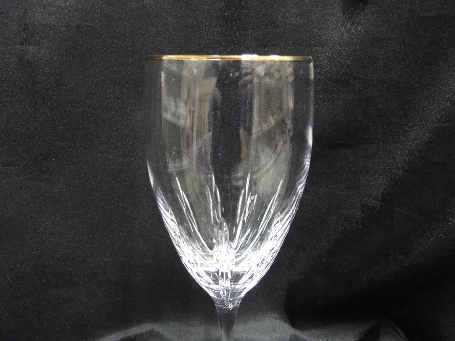 Lenox Firelight Gold Crystal, Gold Trim: Iced Tea, 8 1/4", As Is