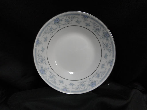 Noritake String of Pearls, 3480, Blue Flowers & Band: Coupe Soup Bowl, 7 1/2"