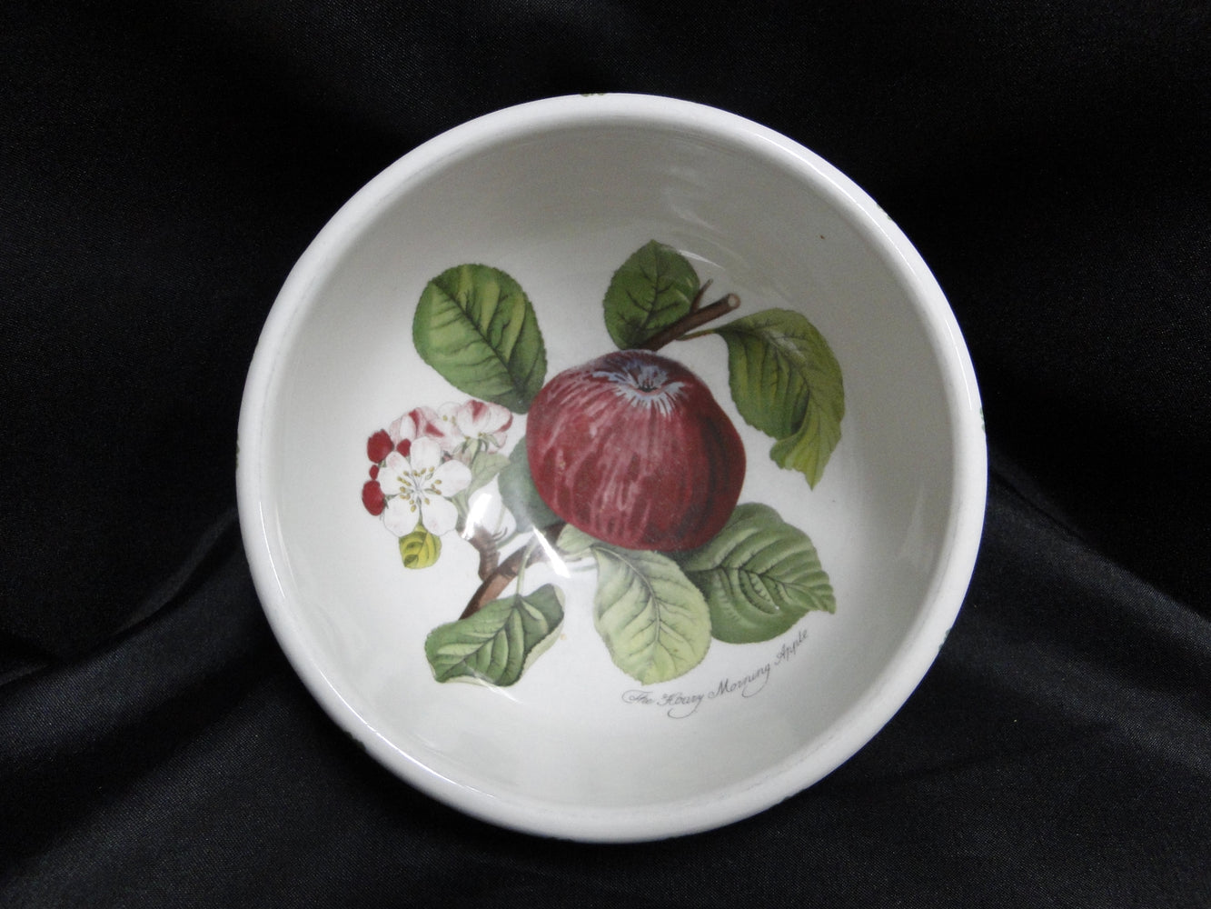 Portmeirion Pomona: Indiv Salad / Dessert Bowl, Hoary Morning Apple, 5 1/2"