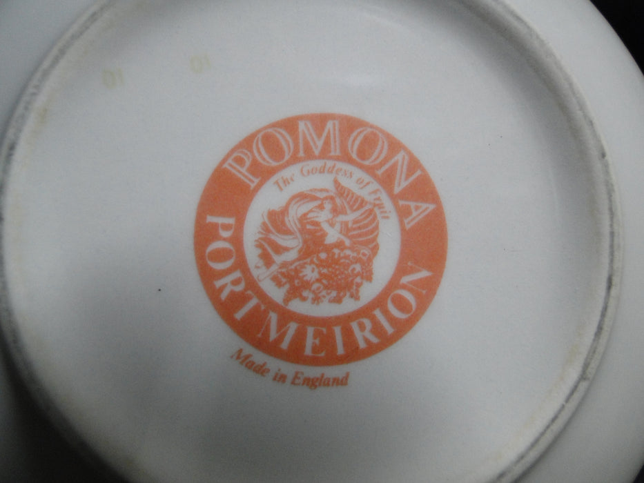 Portmeirion Pomona: Indiv Salad / Dessert Bowl, Hoary Morning Apple, 5 1/2"