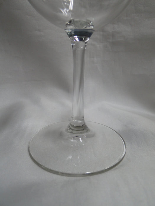 Lenox Poppies on Blue Glassware: Water or Wine Goblet, 7 1/2" Tall, 10 oz