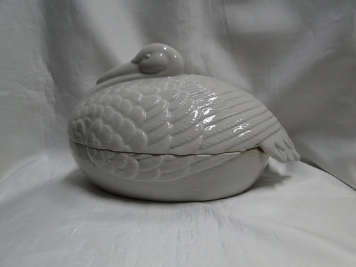 Fitz & Floyd Duck Oval Covered Baker, 8 3/8" Long, As Is