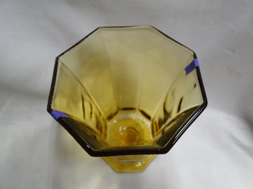 Independence Octagonal Amber: Iced Tea, 6" Tall, As Is