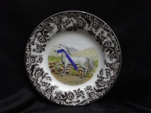 Spode Woodland Horses Arabian, England: Salad Plate, 7 3/4", Flaw